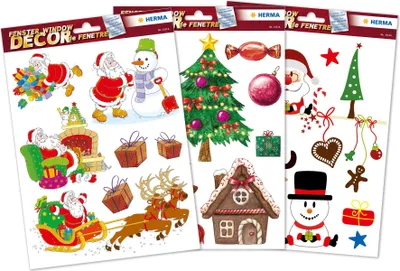 Produktbild von HERMA Fensterbilder Weihnachten Kindermotive 25St.