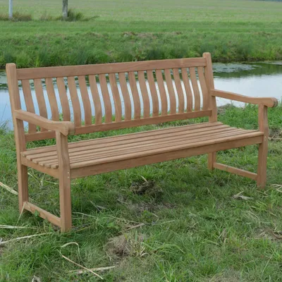 Produktbild von Livingfurn - Gartenbank Bank Patrick - 50x150x60 - Teak
