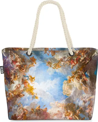 Produktbild von VOID Versailles Deckengemälde Strandtasche Shopper 58x38x16cm 23L XXL Einkaufstasche Tasche Reisetasche Beach Bag
