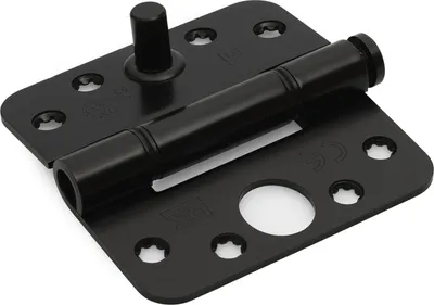 Immagine prodotto di Cerniere a cuscinetto liscio SKG*** Nero 89 x 89 mm con angolo arrotondato - al pezzo