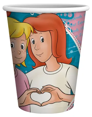 Produktbild von Bibi & Tina Becher  250 ml 8er-Pack Pappbecher Kischdeko Kinder-Geburtstag Party