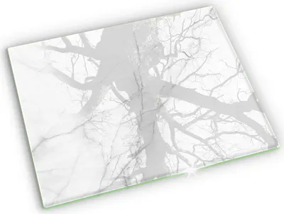 Produktbild von Glas Grabkerzen Untersetzer Motiv Gummifüße - 52x40 cm - Marmorsteinhintergrund