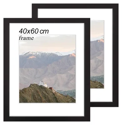 Fotolijst Schwarz 2er-Set 40x60 cm