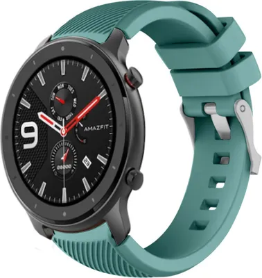 Produktbild von Strap-it Xiaomi Amazfit GTR Armband Silikon (Kieferngrün)