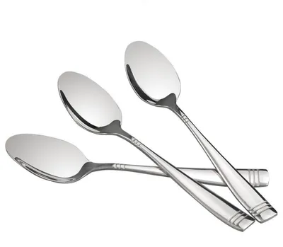 Obrázok produktu pre Nerezové lyžice, 12 kusov, polievkové lyžice, príborové lyžice, dĺžka 20,5 cm, zrkadlový povrch