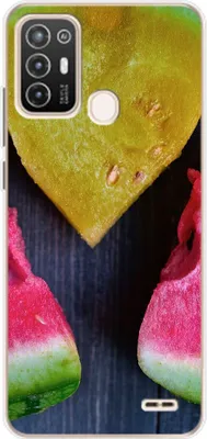 Produktbild von König Design Hülle kompatibel mit ZTE Blade A52 Kunststoff Soft Handyhülle - Handy Case Wassermelone