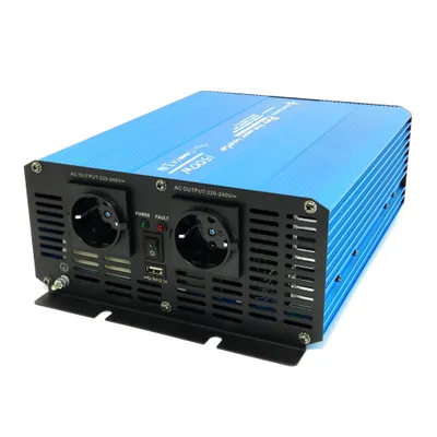 Produktbild von solatronics Spannungswandler TS 12V 1500 Watt reiner SINUS USB Metalgeh?use