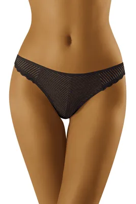 Produktbild von Wolbar dame string unterhose unterwäsche wb117 , schwarz, s