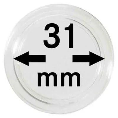 Produktbild von Lindner 2251031 Münzkapseln 31 mm-100er Pack