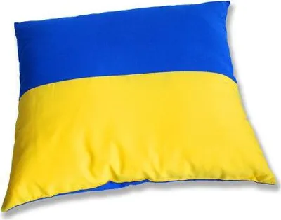Produktbild von Kissen Dekokissen Zierkissen Blau-Gelb UKRAINE - 09142