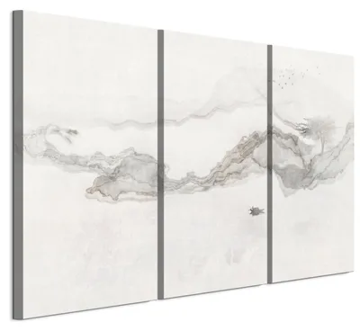 Produktbild von LUMASOUL Wandbilder 3er Set für Wohnzimmer 90x60 cm3-teiliges Leinwandbild für Schlafzimmer Flur Büro und Küche