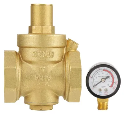 Wasserdruckregelventil DN50, verstellbar, mit Manometer