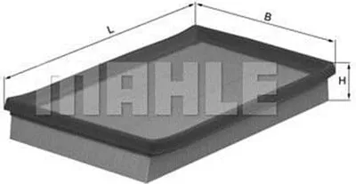 Produktbild von Luftfilter KNECHT LX 1633