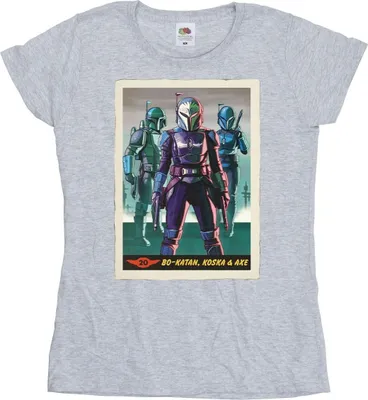 Produktbild von Star Wars - "The Mandalorian" T-Shirt für Damen BI50585 (XXL) (Grau)