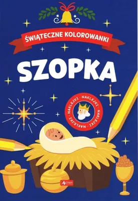 Immagine prodotto di Disegni da colorare natalizi. Presepe
