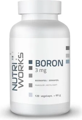 Produktbild von NutriWorks Bor 120 Kapseln