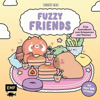 Produktbild von Fuzzy Friends - Cozy Ausmalbuch zum Entspannen und Träumen