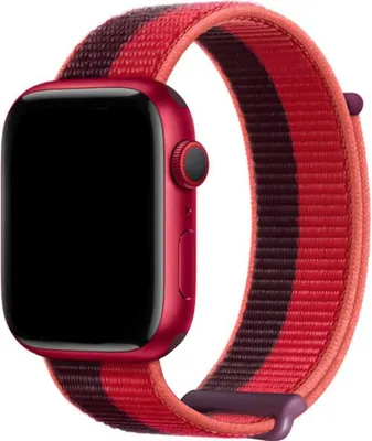 Produktbild von Dux Ducis Uhrenarmband Watch 7 / SE (45/44 / 42mm) Armband Armreif Sport Version Rot