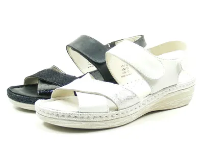 Produktbild von Rohde 5452 Carrara Schuhe Damen Sandalen Sandaletten Weite G, Größe:38 EU, Farbe:Weiß