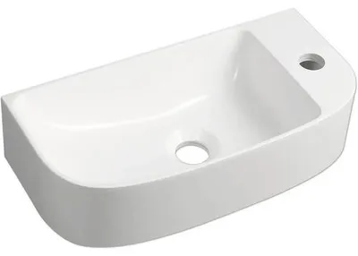 Produktbild von Sapho ALGA Gussmarmor-Waschtisch 44x22cm, weiß