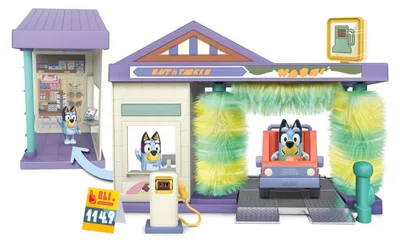 Produktbild von Moose Toys BLUEY, Autowäsche, Bluey, 3 Jahr(e), Mehrfarbig, Kunststoff