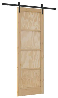 Image de Porte coulissante vidaXL ORKDAL Nature 73,5 x 211 cm en pin massif