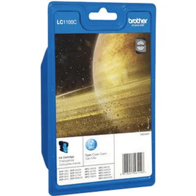 Produktbild von Brother LC1100CBP - Cyan - original - Blisterverpackung - Tintenpatrone - für Brother DCP-185, 385, 585, 6690, MFC-490, 5490, 5890, 6490, 990