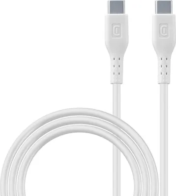 Zdjęcie produktu dla Cellularline USBDATA100C2C5A1MW, 1,2 m, USB C, USB C, Biały
