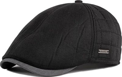 Produktbild von Stylishe Gregory Baskenmütze für Herren - Schwarz mit Ohrenklappen KP26014