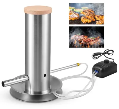 Produktbild von Räuchergenerator - Räucherbox - Für Kalt- und Heißräuchern - Für Gasgrill und Räucherschrank - Holzchips-Räucherzubehör - Mehrfarbig
