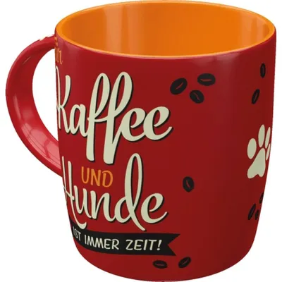 Produktbild von Nostalgic-Art - Kaffeetasse - PfotenSchild - Kaffee & Hunde