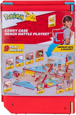 Image de POKÉMON ARENA - Sac à dos "Beach Battle" + figurine Pikachu
