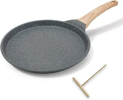 Produktbild von Famanu Crêpepfanne 20 cm mit dünnem Rand und Antihaftbeschichtung - Induktionsgeeignet