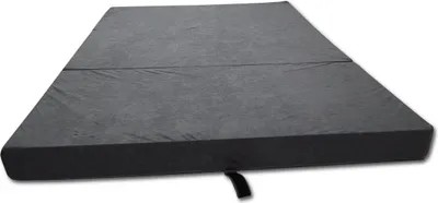 Produktbild von Klappmatratze kompatibel mit VW Caddy 3-teilige Faltmatratze | 120 x 200cm [schwarz]