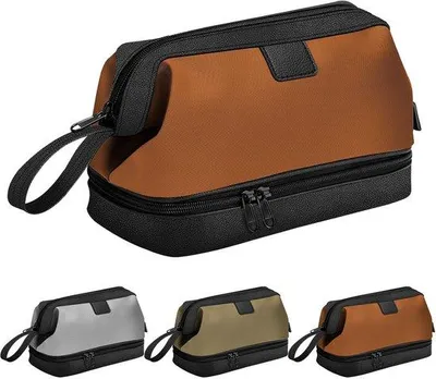 Zdjęcie produktu dla Etui toaletowe męskie – wodoodporna torba podróżna z przegrodami na suche i mokre przedmioty