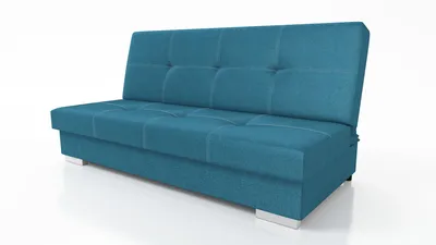 Produktbild von Axel Schlafsofa Modernes 3-Sitzer Sofa mit Schlaffunktion und Bettkasten, Türkis