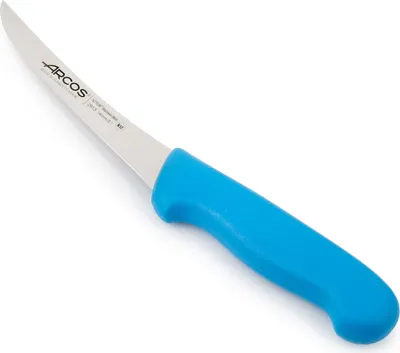 Obrázok produktu pre Vykosťovací nôž Arcos color - Prof 291323 z nehrdzavejúcej ocele Nitrum a mango ergonomického polypropylénu modrej farby a 14 cm čepeľou, vitrína
