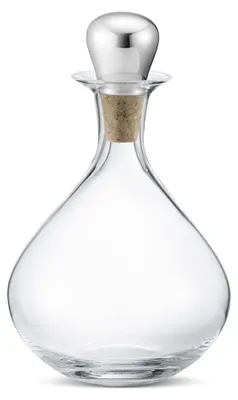 Zdjęcie produktu dla Georg Jensen SKY Spirituosen DECANTER mit STEEL Verschluss Kristallglas V 145CL 10019303