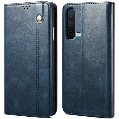Obrázek produktu pro Pouzdro pro OnePlus Nord CE 5G, kožené flip pouzdro peněženka s funkcí stojánku modré