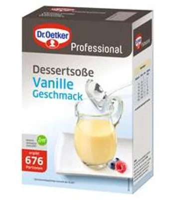 Immagine prodotto di Salsa alla vaniglia Oetker in polvere per la cottura
