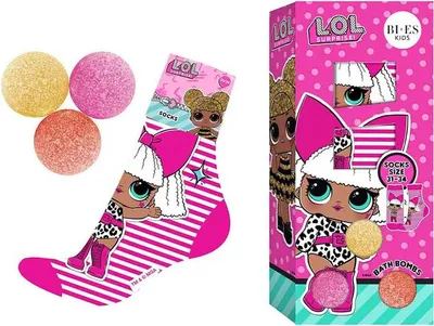 Produktbild von BIES Lol Surprise! Badebomben-Set (3 x 50 g) mit Socken