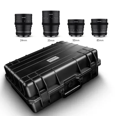 Produktbild von Samyang MF 24/35/50/85 MK2 VDSLR Kofferset Canon R