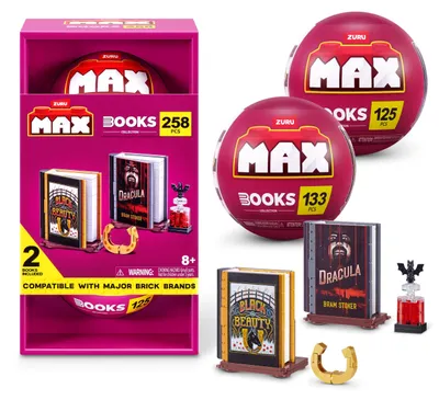 Produktbild von Max Build More Premium Bricks Books Collection (2 Pack) von ZURU