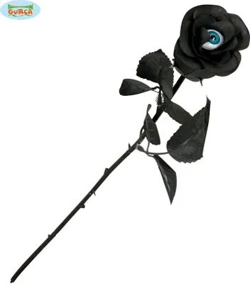 Produktbild von Zierkissen mit Rose und Auge Motiv, 45 cm