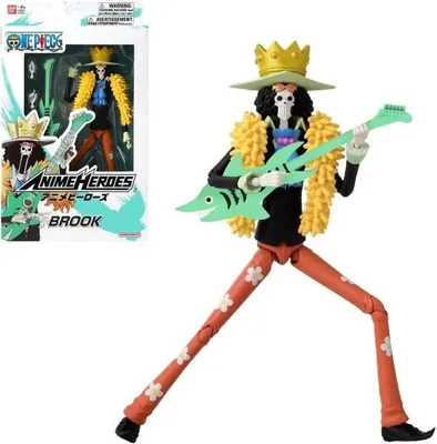 Obrázek produktu pro Anime Heroes One Piece Brook figurka, Bandai, 17 cm, včetně náhradních rukou