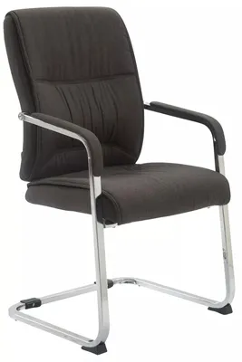 Produktbild von In And OutdoorMatch Besucherstuhl Damaris - Esszimmerstuhl - Bürostuhl - Grau - Ergonomisch - Stoff - Deluxe