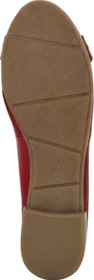 Produktbild von MARCO TOZZI Damen Ballerina Leder rund mit edler Spange 2-22102-42, Größe:37 EU, Farbe:Rot