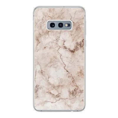 Produktbild von MuchoWow® Handyhülle Schutzhülle Hülle für Samsung Galaxy S10e Marmor - Luxus - Braun Silikon Softcase Handy Hülle - Handy