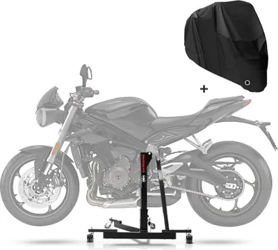 Produktbild von CS Zentralständer für Triumph Trident 660 21-25 Power Evo + Abdeckplan