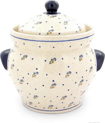 Zdjęcie produktu dla Oryginalny polski garnek fermentacyjny 4.0 litry z kanałem wodnym - Garnek na rum Garnek uniwersalny Garnek ceramiczny Design 111